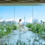 直前◎【日曜限定＊当館人気No.1*Amazon1万付き】スカイツリー望む絶景チャペル×豪華コース試食